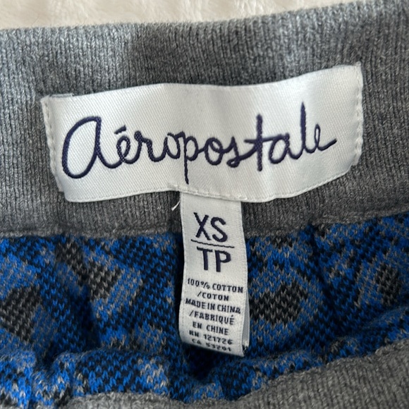 New Aeropostale Cotton Leopard Print Sweater Knit Skirt XS 6 - Picture 3 of 8